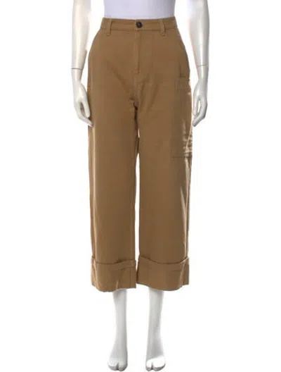Pre-owned Sofie D'hoore Straight Leg Pants In Neutrals