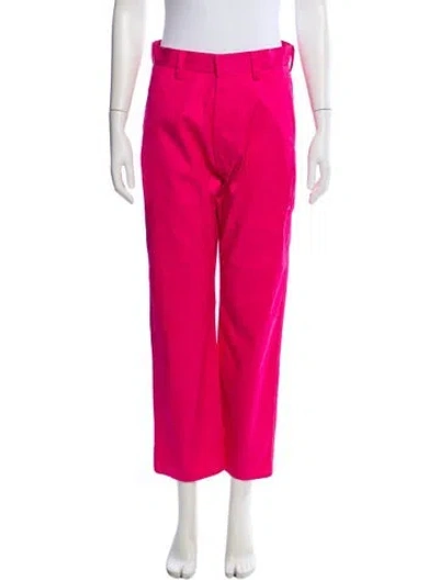 Pre-owned Sofie D'hoore Straight Leg Pants In Pink