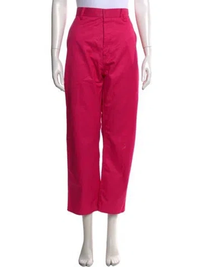 Pre-owned Sofie D'hoore Straight Leg Pants In Pink
