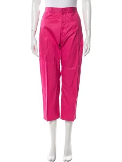 Pre-owned Sofie D'hoore Straight Leg Pants In Pink