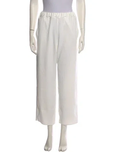 Pre-owned Sofie D'hoore Straight Leg Pants In White