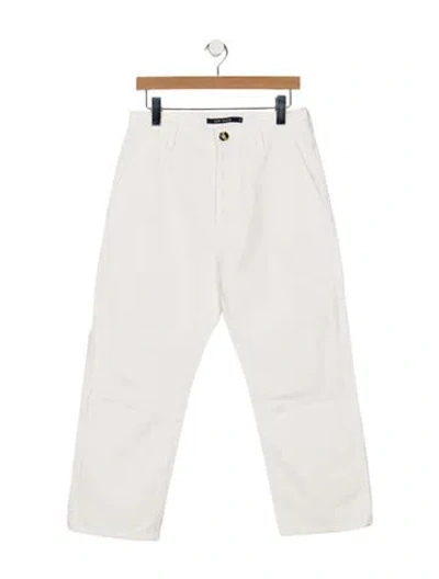 Pre-owned Sofie D'hoore Straight Leg Pants In White