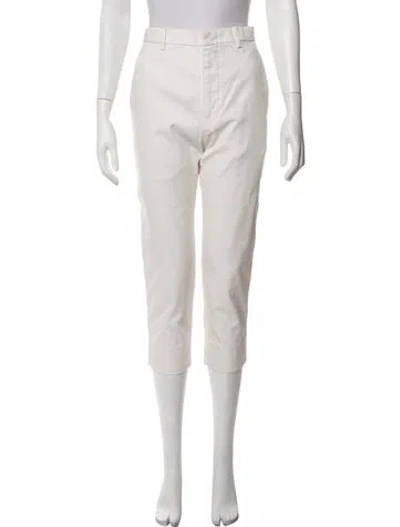 Pre-owned Sofie D'hoore Straight Leg Pants In White