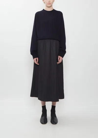 Sofie D'hoore Synne Ultralight Wool Flannel Skirt In Multi