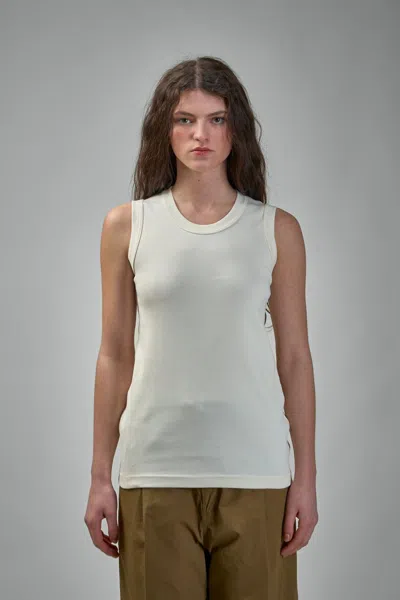 Sofie D'hoore Tank 2/2 Rib Tank Top In Sand