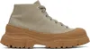 Sofie D'hoore Lace-up High-top Sneakers In Cord/tan