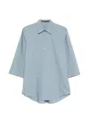 Sofie D'hoore Three-quarter-sleeve Blouse In Blue
