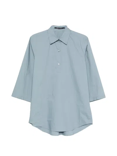 Sofie D'hoore Three-quarter-sleeve Blouse In Blue