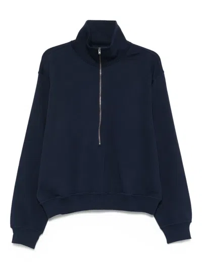 Sofie D'hoore Tintoretto High-neck Zip-up Sweatshirt In Black