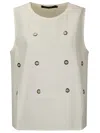 Sofie D'hoore Studded Crew-neck Top