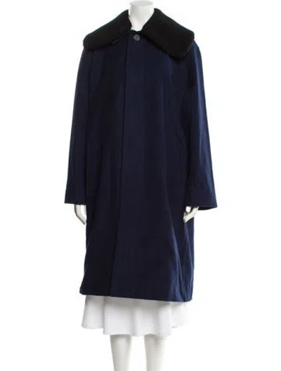 Pre-owned Sofie D'hoore Trench Coat In Blue