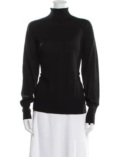 Pre-owned Sofie D'hoore Turtleneck Sweater In Black