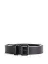 Sofie D'hoore Varnia Square-buckle Leather Belt In Black