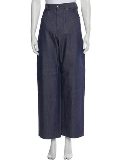 Pre-owned Sofie D'hoore Wide Leg Pants In Blue