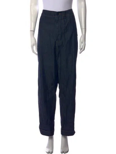Pre-owned Sofie D'hoore Wide Leg Pants In Blue