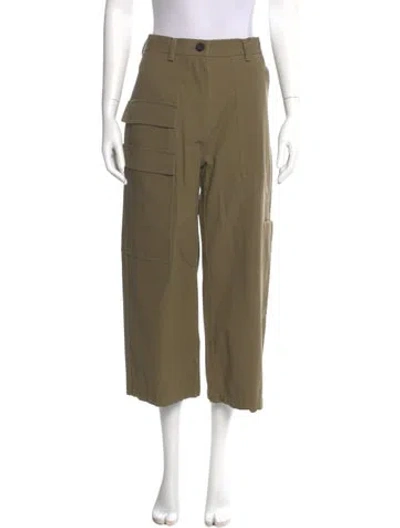 Pre-owned Sofie D'hoore Wide Leg Pants In Green