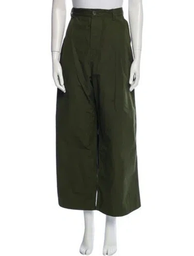 Pre-owned Sofie D'hoore Wide Leg Pants In Green