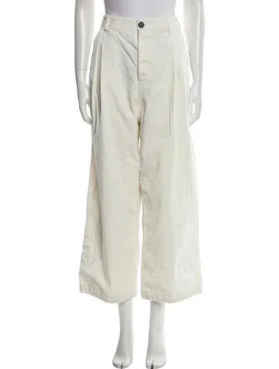 Pre-owned Sofie D'hoore Wide Leg Pants In Neutral