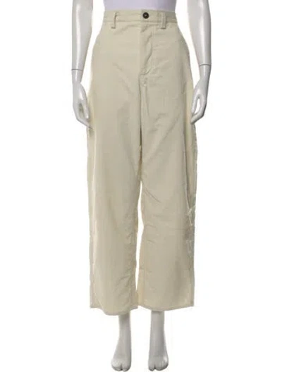 Pre-owned Sofie D'hoore Wide Leg Pants In Neutral