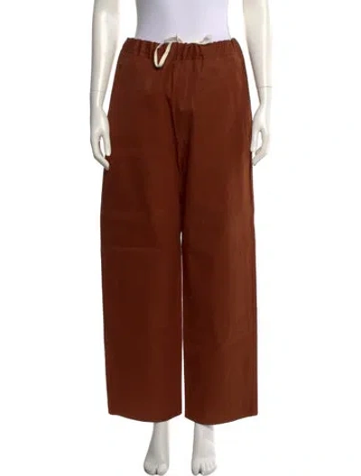 Pre-owned Sofie D'hoore Wide Leg Pants W/ Tags In Brown