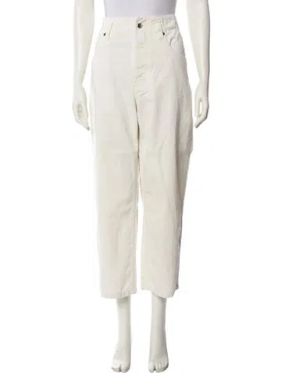 Pre-owned Sofie D'hoore Wide Leg Pants In White