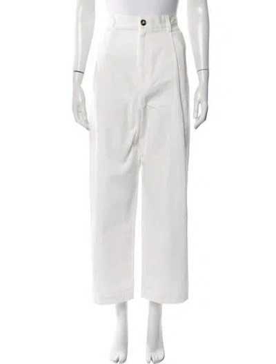 Pre-owned Sofie D'hoore Wide Leg Pants In White