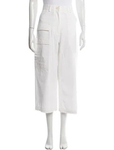 Pre-owned Sofie D'hoore Wide Leg Pants In White