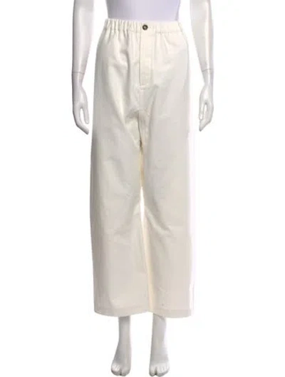 Pre-owned Sofie D'hoore Wide Leg Pants In White