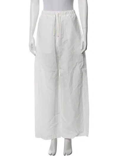 Pre-owned Sofie D'hoore Wide Leg Pants In White