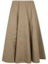 SOFIE D'HOORE WIDE MIDI SKIRT WITH BIG PATCHED POCKETS