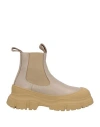 Sofie D'hoore Woman Ankle Boots Taupe Size 7 Leather