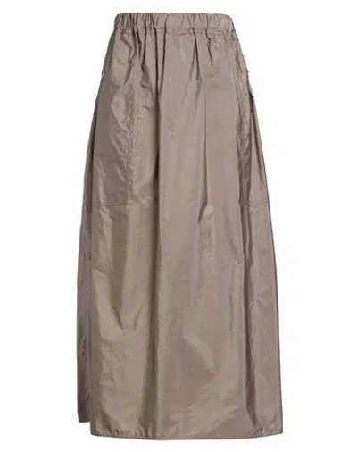 Sofie D'hoore Woman Maxi Skirt Light Brown Size 6 Polyester In Sand