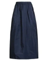 Sofie D'hoore Woman Maxi Skirt Navy Size 6 Polyester In Blue