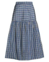 Sofie D'hoore Woman Midi Skirt Blue Size 4 Polyester
