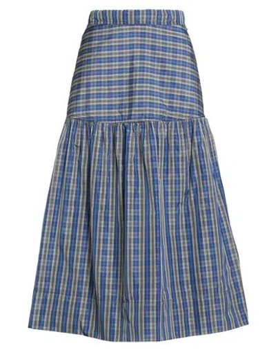 Sofie D'hoore Woman Midi Skirt Blue Size 4 Polyester