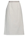 Sofie D'hoore White So Pencil Midi Skirt In Grey