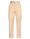 Sofie D'hoore Woman Pants Beige Size 4 Cotton In Gold