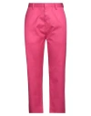 Sofie D'hoore Woman Pants Fuchsia Size 8 Cotton In Pink