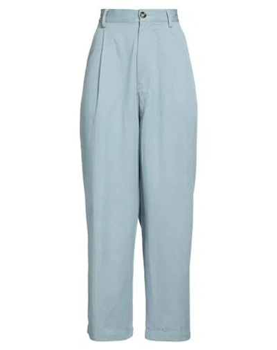 Sofie D'hoore Woman Pants Light Blue Size 2 Cotton