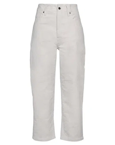 Sofie D'hoore Woman Pants Light Grey Size 6 Cotton In White