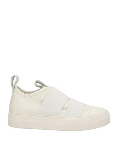 Sofie D'hoore Woman Sneakers Off White Size 8 Leather