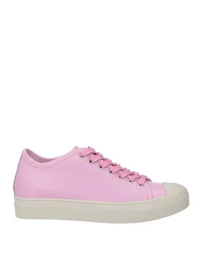 Sofie D'hoore Woman Sneakers Pink Size 9.5 Leather
