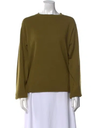Pre-owned Sofie D'hoore Wool Bateau Neckline Sweater In Green