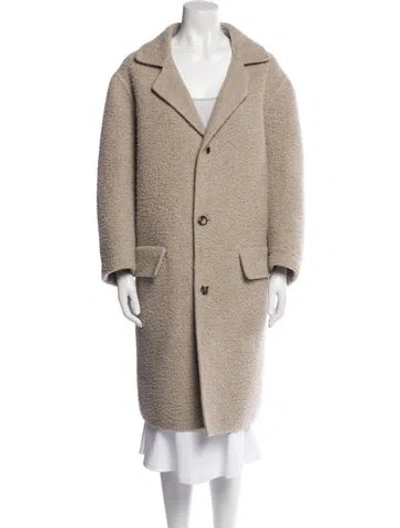 Pre-owned Sofie D'hoore Wool Coat In Neutral