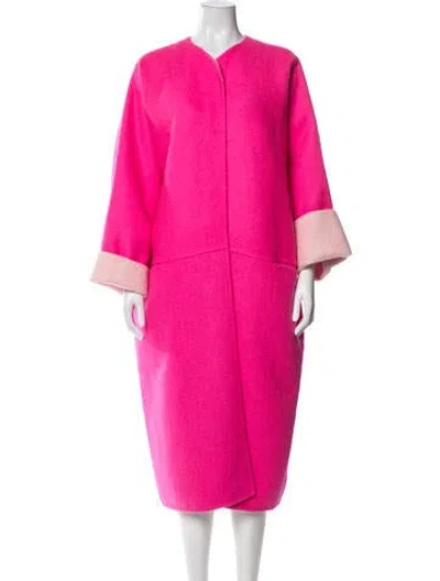 Pre-owned Sofie D'hoore Wool Coat In Pink
