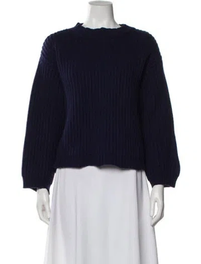Pre-owned Sofie D'hoore Wool Crew Neck Sweater In Blue