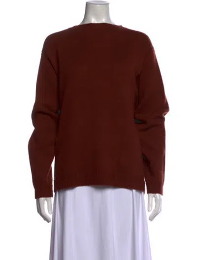 Pre-owned Sofie D'hoore Wool Crew Neck Sweater In Brown