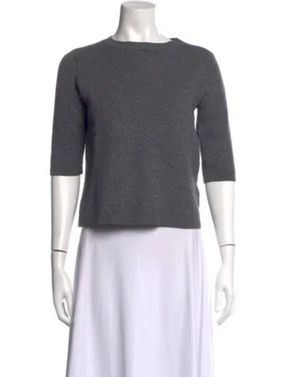 Pre-owned Sofie D'hoore Wool Crew Neck Sweater In Grey/neutrals