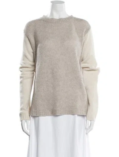 Pre-owned Sofie D'hoore Wool Crew Neck Sweater In Neutral