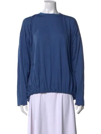 Pre-owned Sofie D'hoore Wool Crew Neck Top In Blue